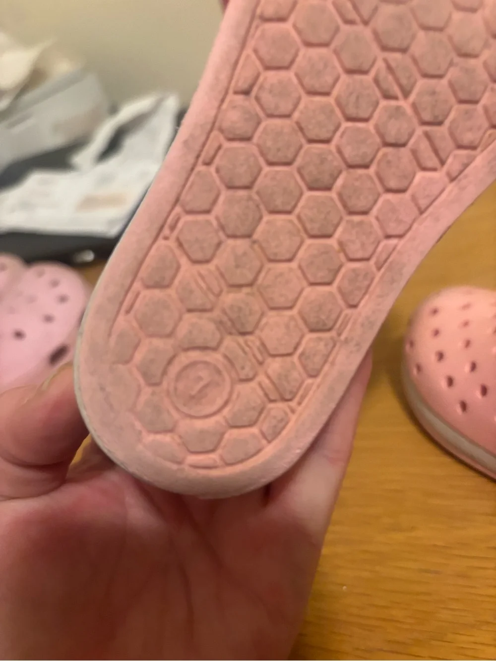 Cat & Jack Pink Perforated Slip-On Sneakers